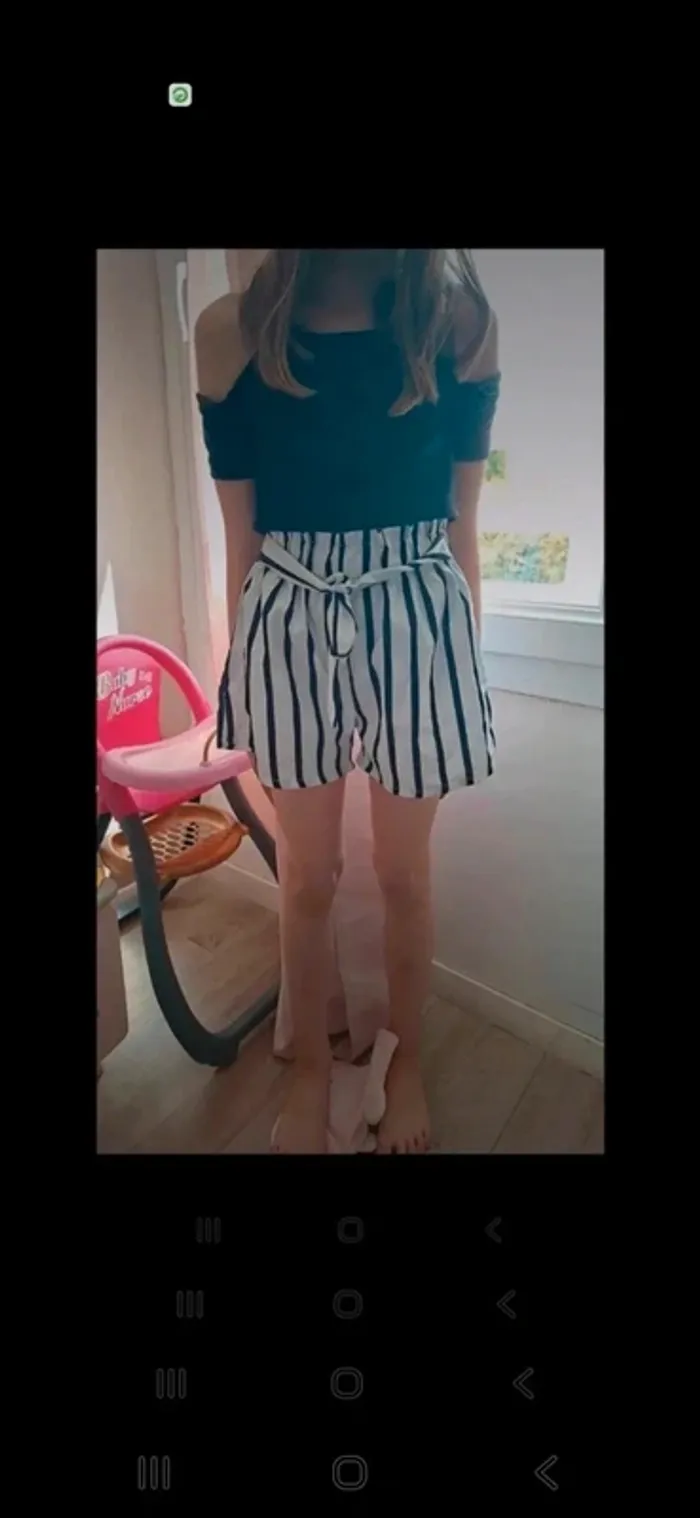 Ensemble fille 8 ans short + haut - photo numéro 6