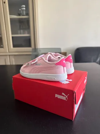 Baskets Puma enfant roses – pointure 22 (US 6C / UK 5)