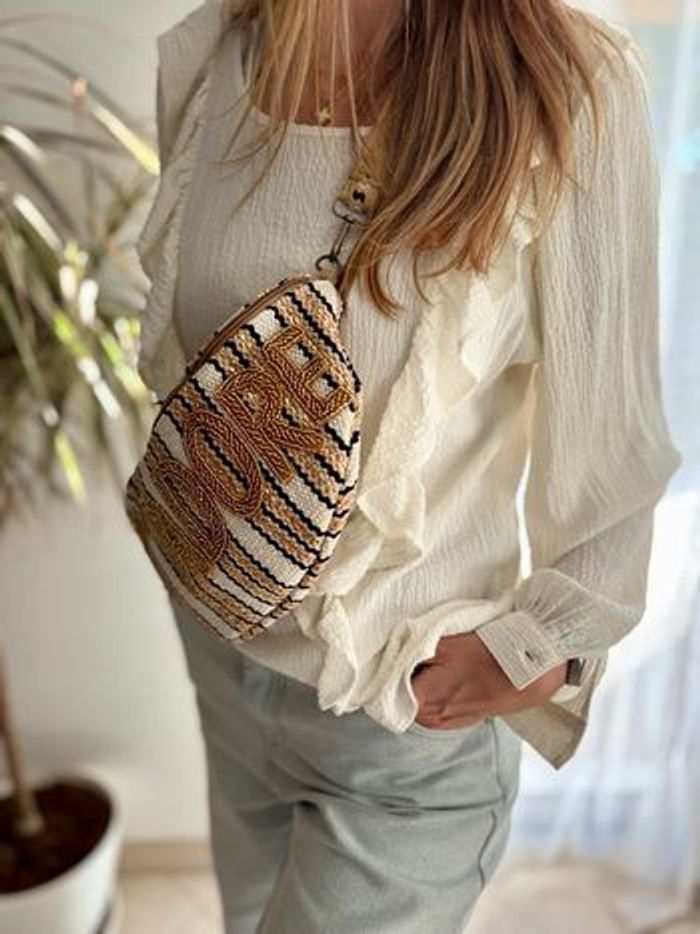 Sac banane  tendance perles dorées – J’adore - photo numéro 8