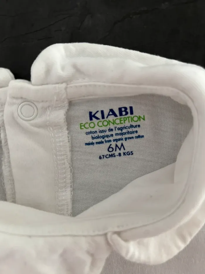 Haut Kiabi col claudine - 6 mois (67 cm) - photo numéro 3