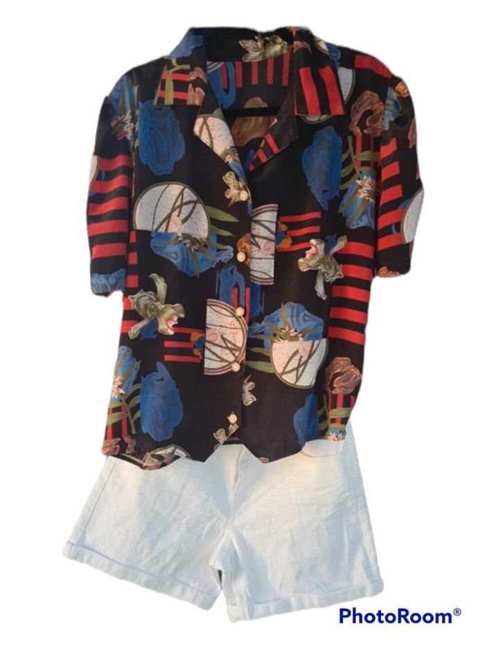 Chemisier imprimé Vintage