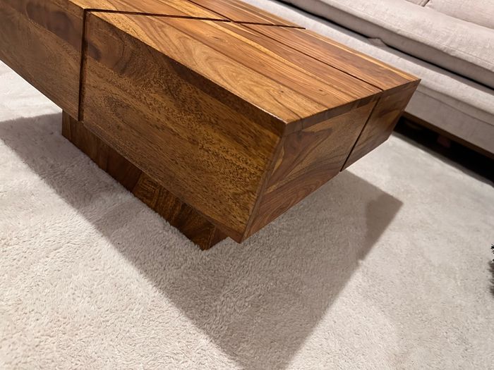 Table basse en bois massif - photo numéro 2