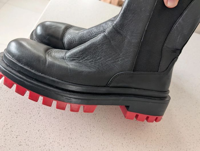 Boots cuir Zara - photo numéro 4