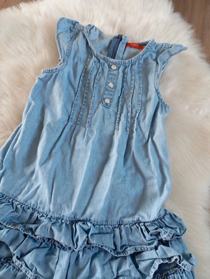 1€ tissaia 👗 robe en jean 5 ans idéal rentrée - photo numéro 3