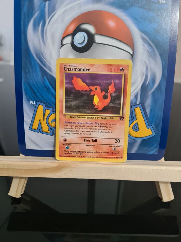 Carte Charmander 50/82 rocket ed 2