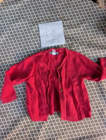 Gilet bébé fille 18 mois