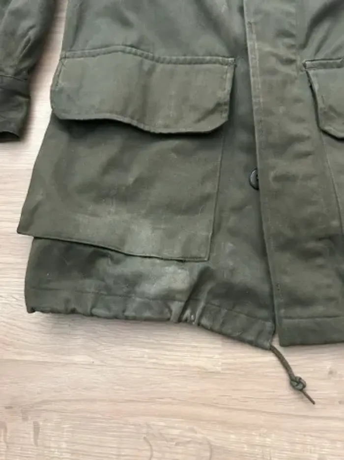 Veste M64 Armée Française Covetra Merville 1977 - Pièce d'Archive Vintage Rare (70's) - photo numéro 7