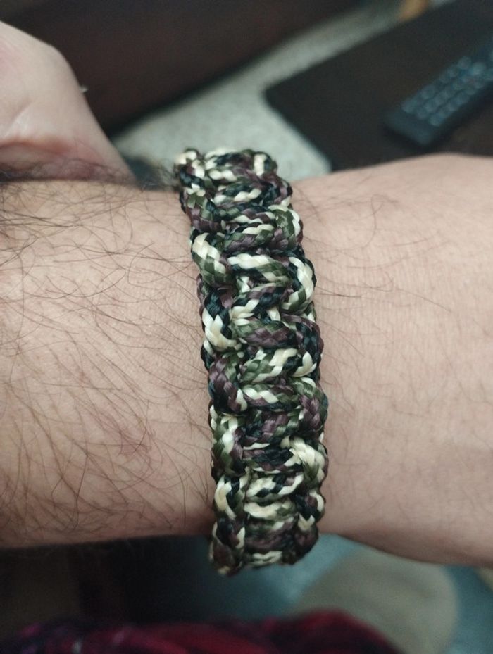 Bracelet homme paracorde homme camouflage - photo numéro 4