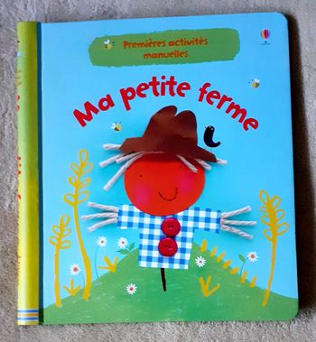 Livre enfant premières activités manuellesma petite ferme 25 x28 cm