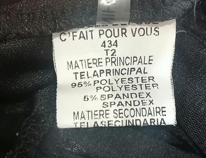 Robe et veste asymétrique 2 en 1 noir rouge Taille M C'fait pour vous - photo numéro 13