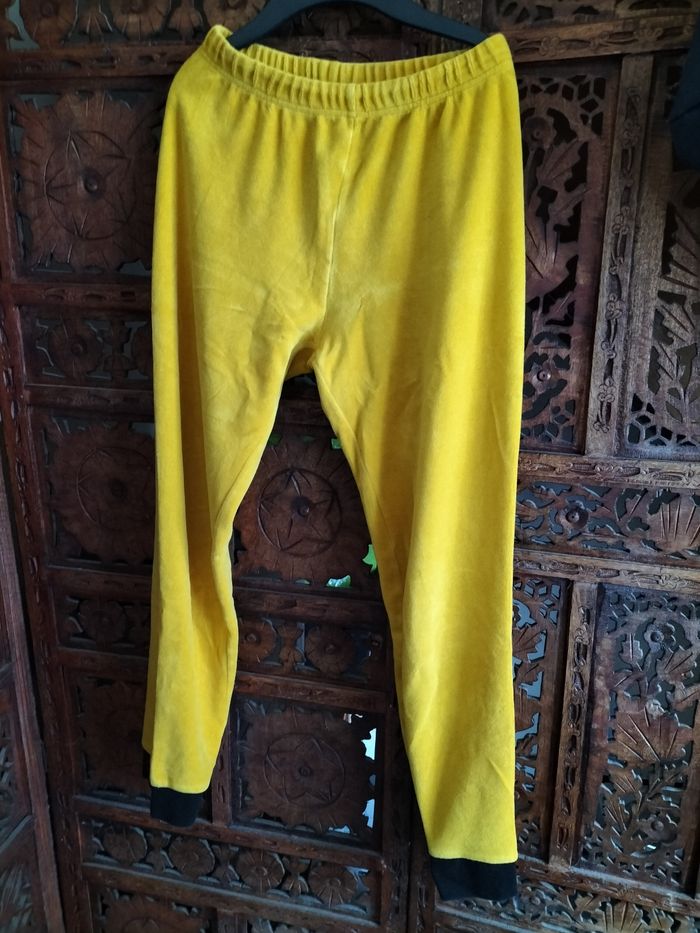 Pyjama chaud pour enfant tigre jaune et gris - photo numéro 3