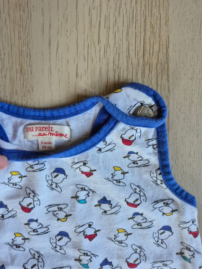 Barboteuse bébé Du Pareil au Même – 3 mois (59 cm) - photo numéro 4