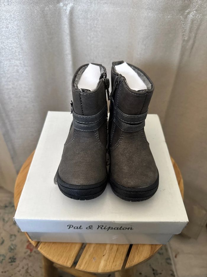 Bottines fille Pat & Ripaton neuves avec étiquette - Pointure 21 - photo numéro 4