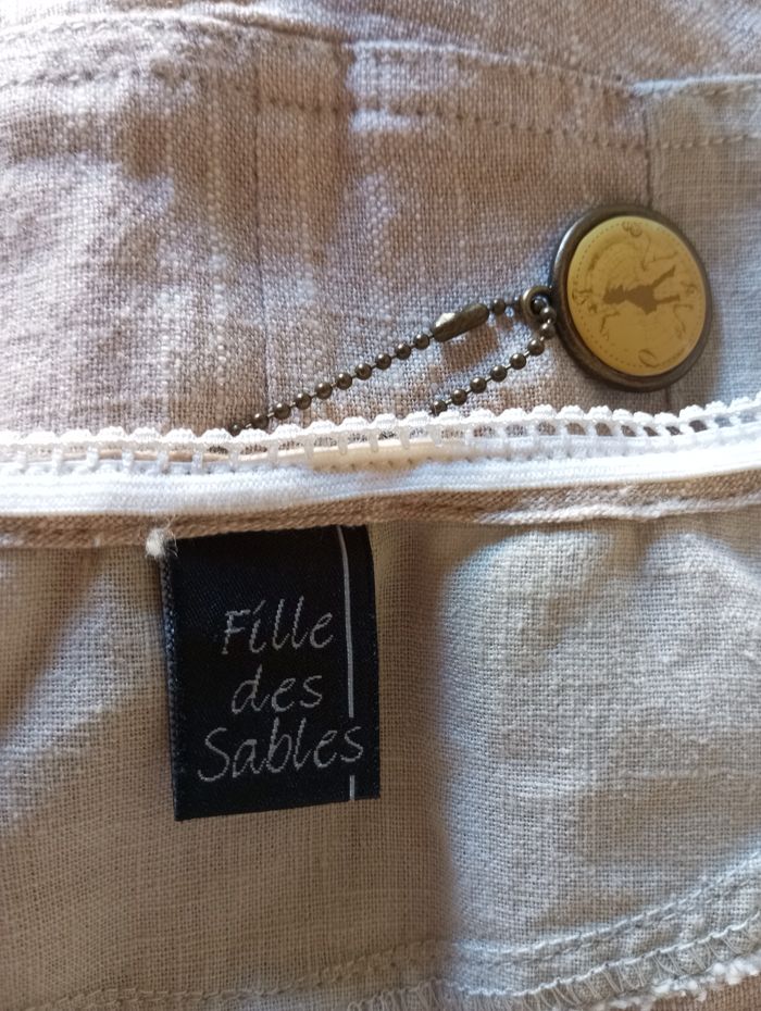 🌸 Robe sans manche, Fille des sables, taille 40 - photo numéro 8