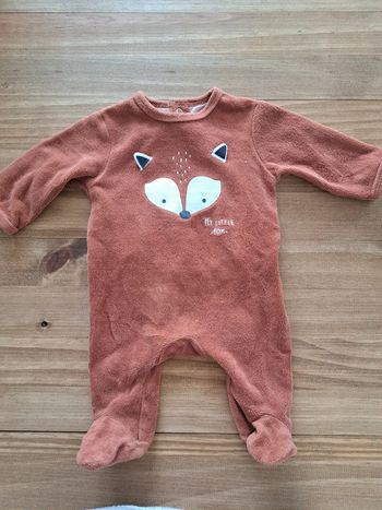 Pyjama velours 1 mois