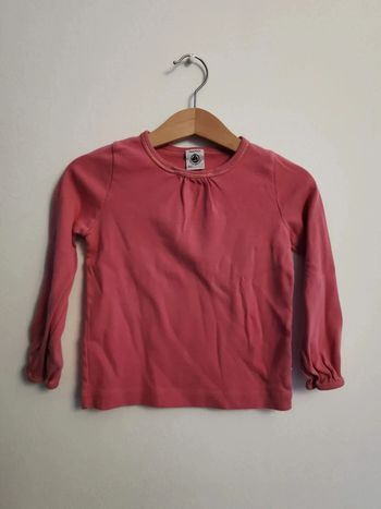 Tshirt petit bateau 36 mois rose