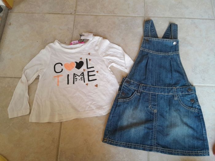 Robe + Tee-shirt  3 ans
