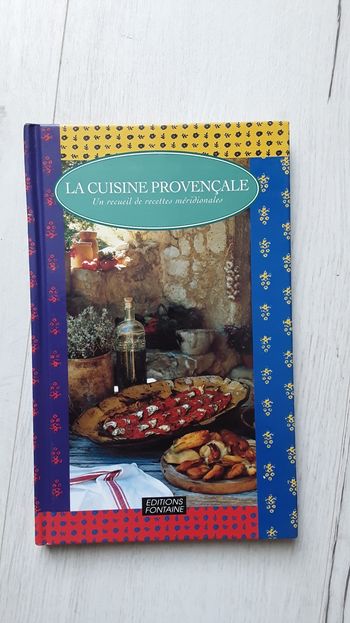 Livre La cuisine provençale,  recueil de recettes méridionales,  éditions Fontaine