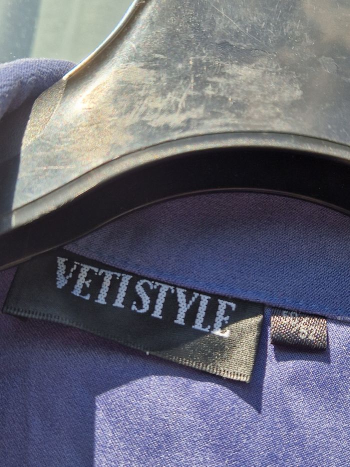 Jolie veste vintage jolie couleur et matière douce taille 50/52 - photo numéro 9