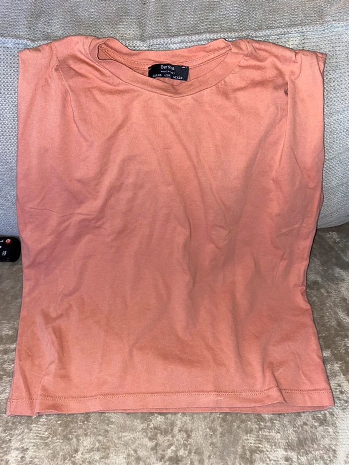 T shirt sans manches bershka - photo numéro 2