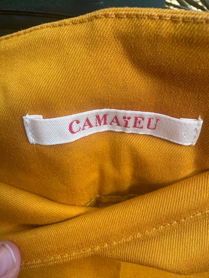 Pantalon couleur jaune moutarde - photo numéro 2