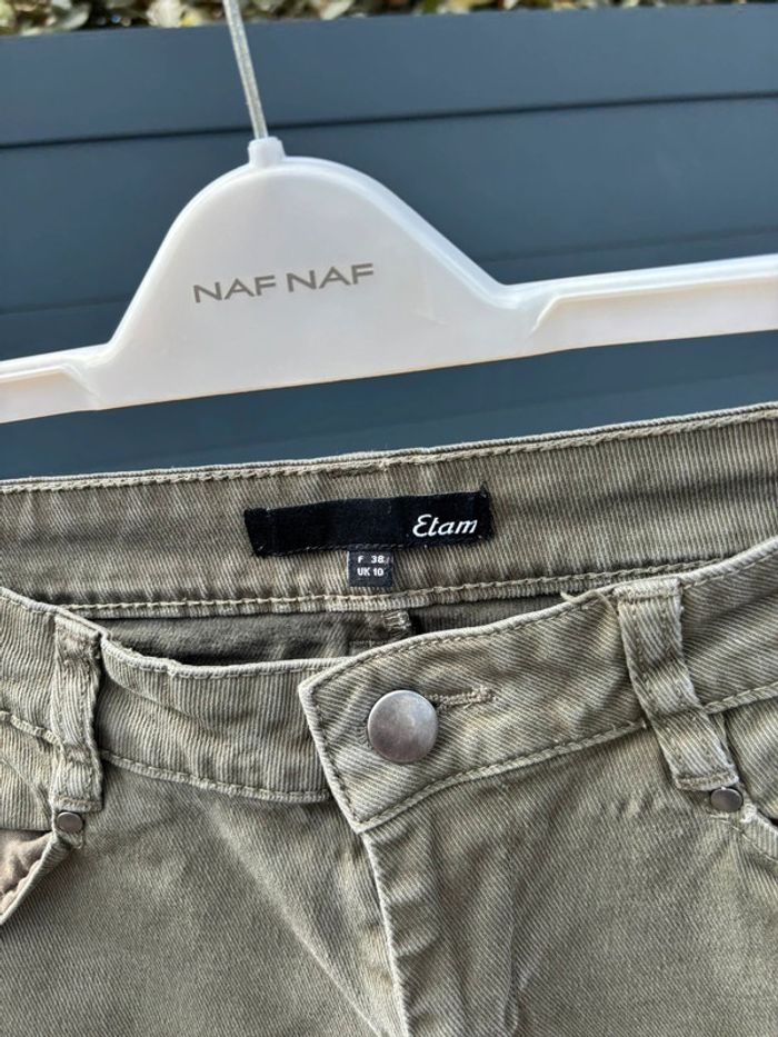 Cargo kaki Etam taille 38 – Très bon état, look stylé et pratique - photo numéro 2
