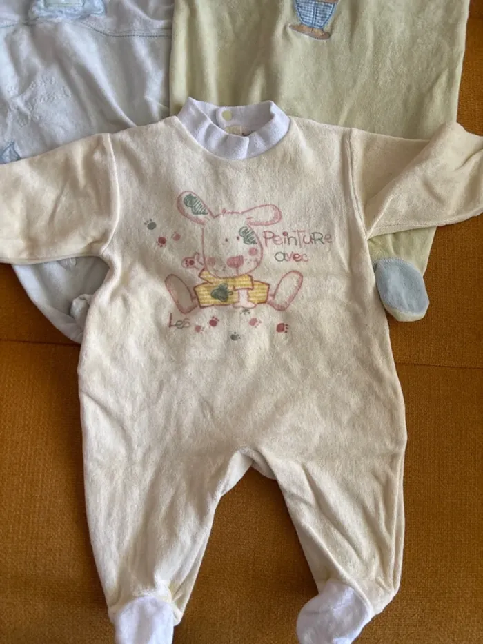 Lot de 3 pyjamas 3 mois - photo numéro 2