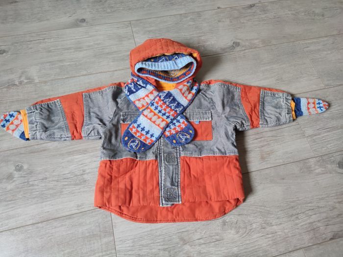 ensemble manteau écharpe bonnet moufles garçon clayeux