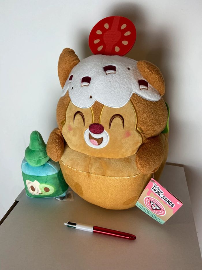 Peluche Disney Store Dale Falafel Pita Pocket Disney Munchlings Street Food Fusion Peluche moyenne - photo numéro 2