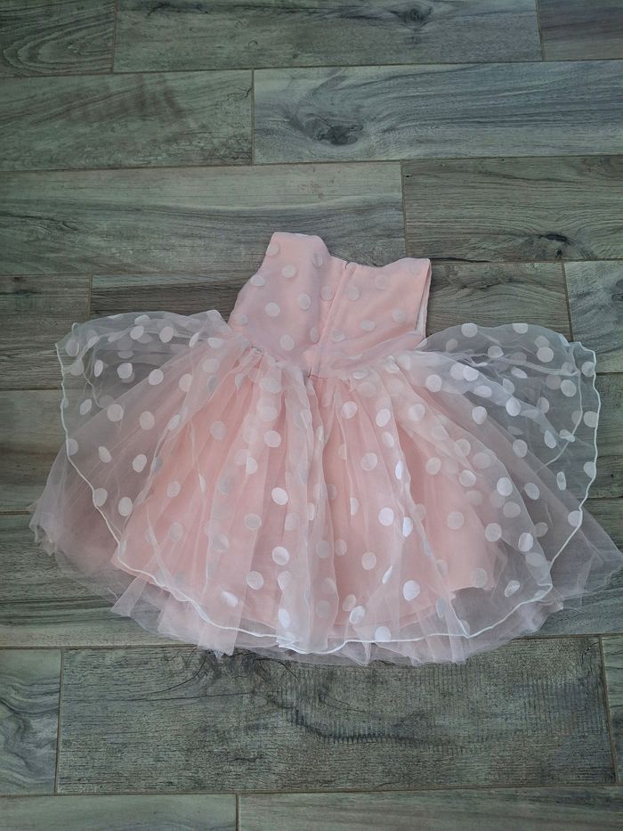 Robe cérémonie 12/ 18 mois rose - photo numéro 2