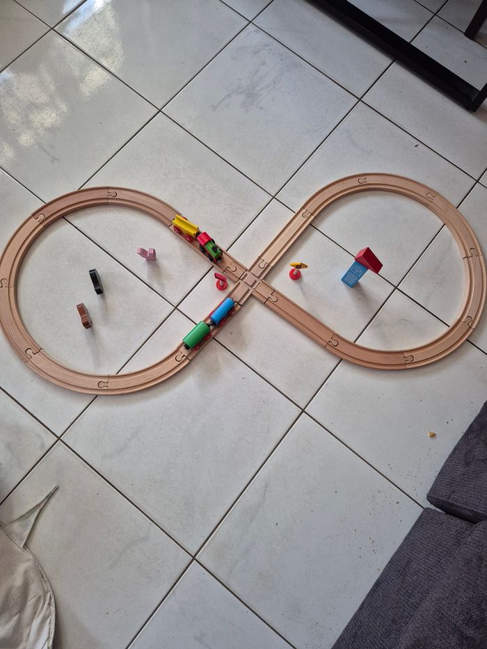 Train en bois enfant - photo numéro 3