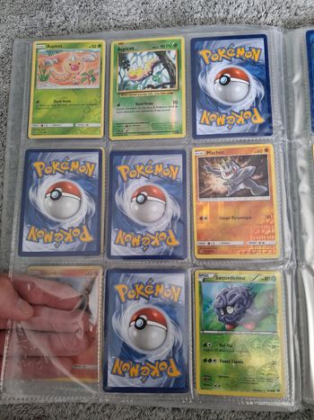 Lot de carte pokemon holo et reverse Aspicot - Machoc –Saquedeneu