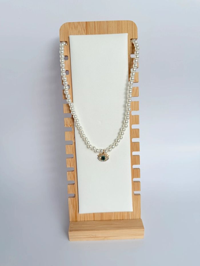 Collier perle et strass - photo numéro 3