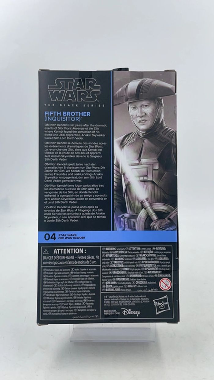 Figurine Star Wars the Black Séries Obi-Wan Kenobi Fifth Brother Inquisitor Hasbro neuf - photo numéro 2