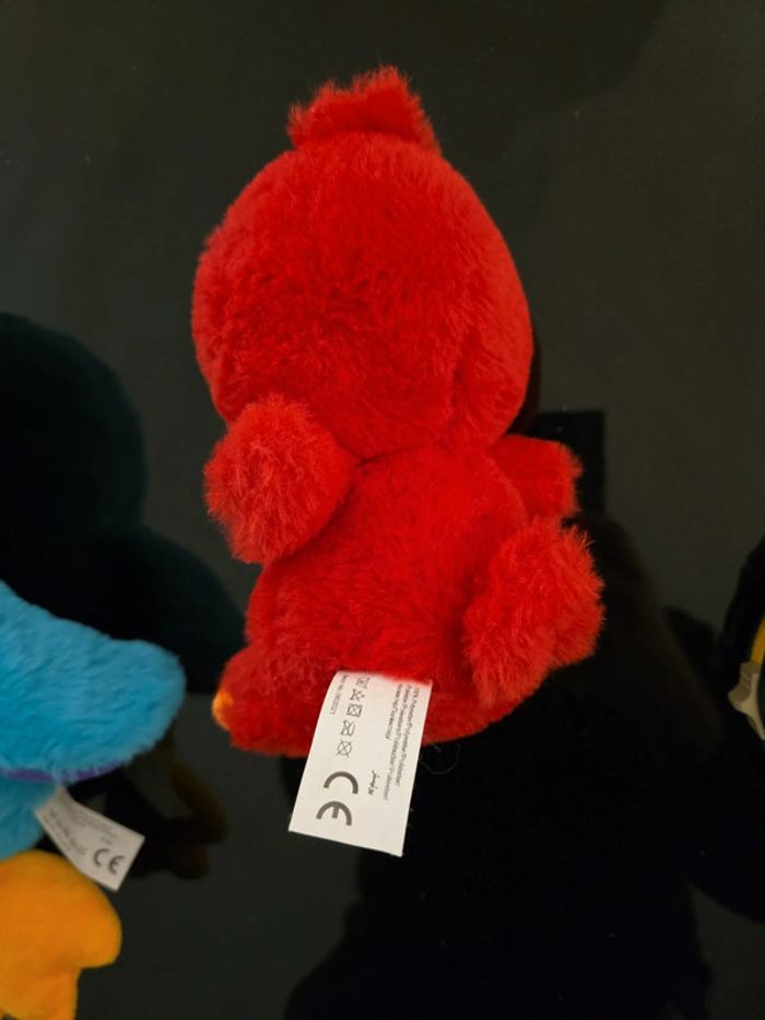 Lot de 2 peluches : 1 oiseau 18cm et 1 perroquet 33cm - photo numéro 3