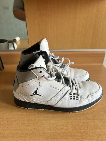 Nike Jordan 1 Flight Retro blanc/noir/gris homme