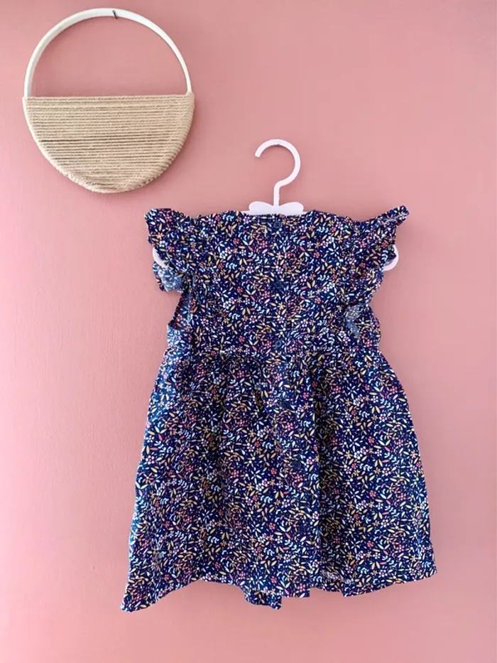 Petit robe fille - imprimer fleuri- 2 ans- vertbaudet - photo numéro 2