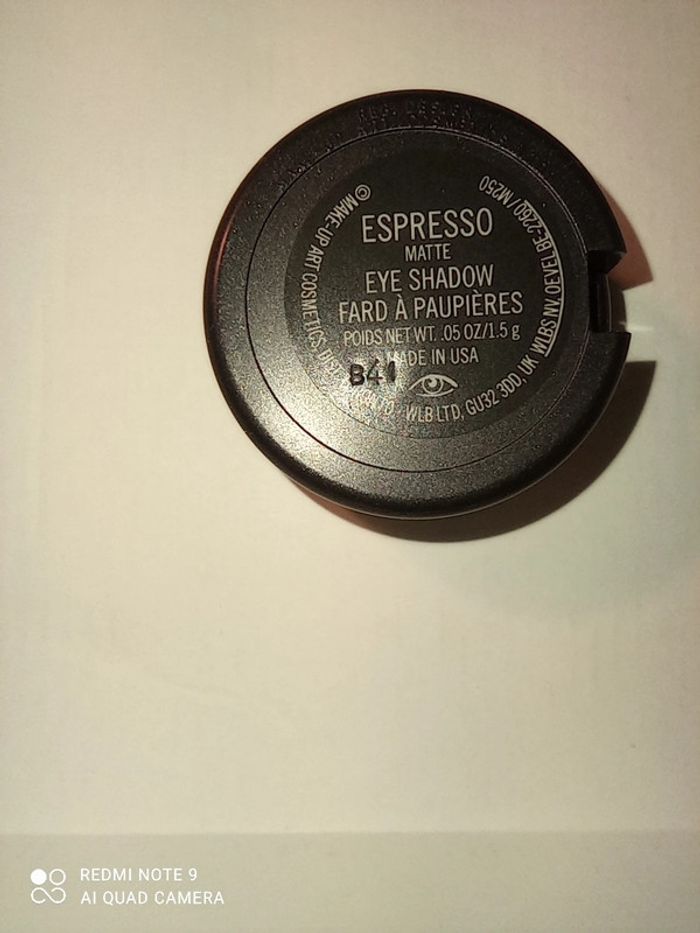 Fard à paupières espresso matte, MAC, Neuf - photo numéro 4
