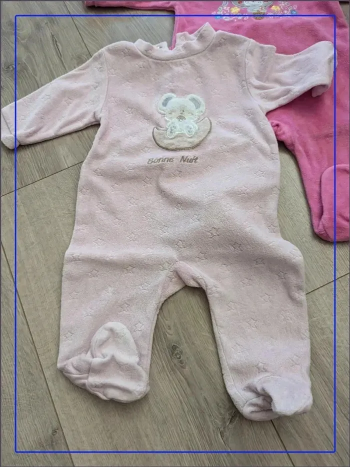 Lot de 3 pyjamas velours - photo numéro 4