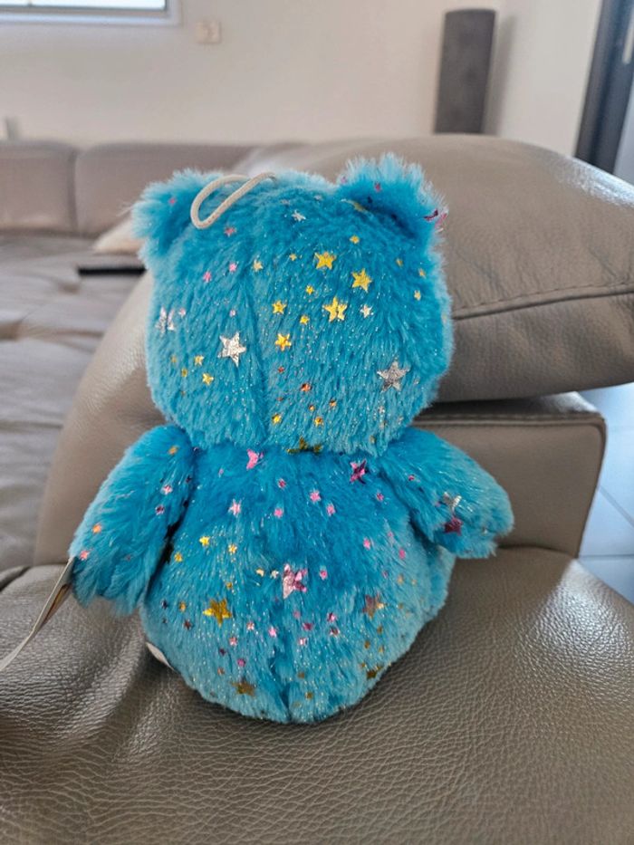 Ours en peluche bleu - photo numéro 3