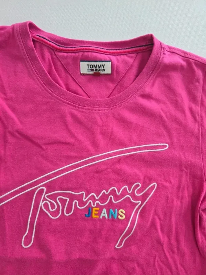 Tee shirt rose tommy - photo numéro 2