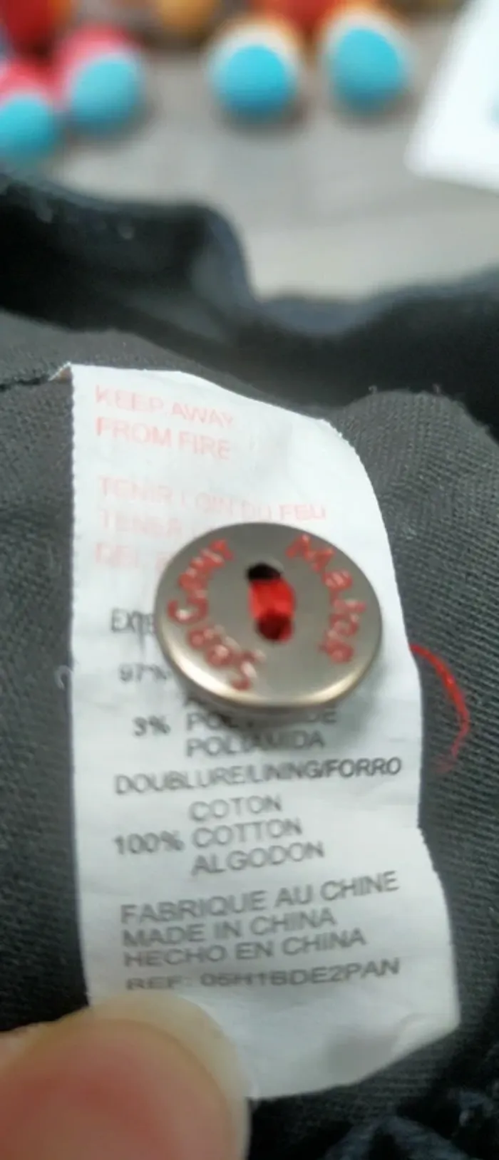 Pantalon noir rayé habillé bébé garçon 9 mois Sergent Major - photo numéro 4