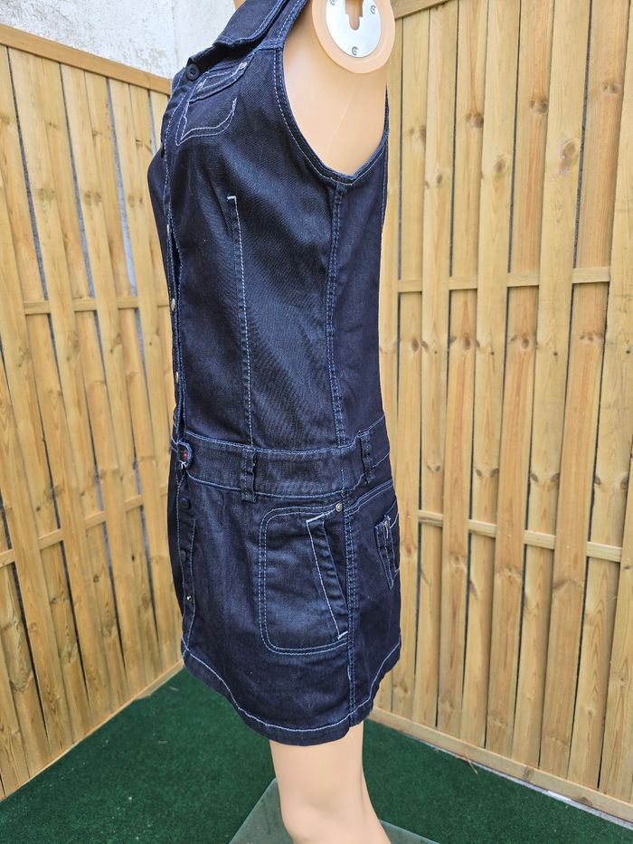 Robe cargo taille basse jeans brut 🍒vintage y2k 2000🍒taille unique voir mesures descriptif - photo numéro 3