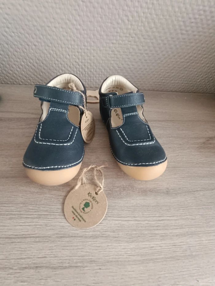 Kickers salome 27 neuve chaussures souples barefoot - photo numéro 7