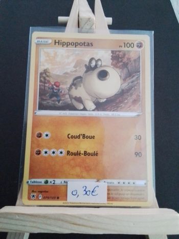Carte Pokémon Hippopotas 79/189
