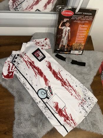 Déguisement Halloween chirurgien sanglant - 4/6 ans