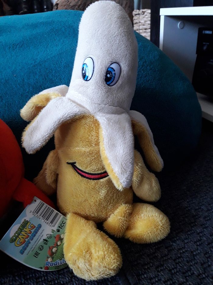 lot 5 peluches fruits et légumes - photo numéro 6