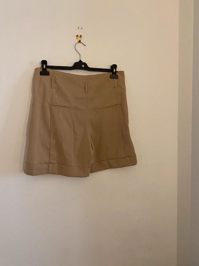 Short taille haute beige - photo numéro 3