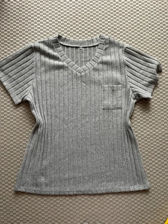 Teeshirt chaud gris