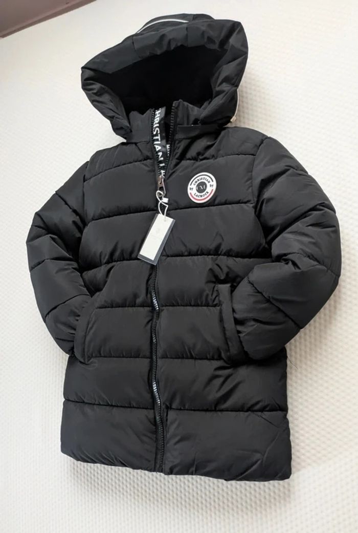 Doudoune enfant chaude avec capuche amovible Christian Lacroix – Noir - Taille 12  ans – Neuve